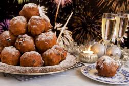 Oliebollen met bier